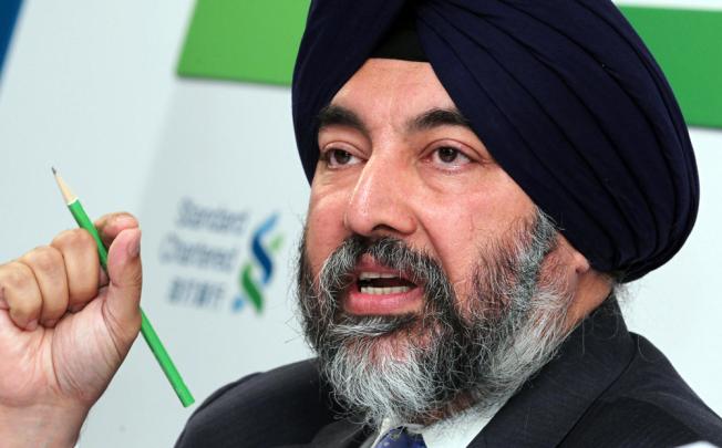 Standard Chartered Asia chief executive Jaspal Bindra says the bank will continue hiring. Photo: Nora Tam