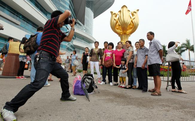 Although Hong Kong's tourism and retail landscape have benefited much from mainland visitors, the influx of mainland tourists has also led to increasing resentment among locals who see the city's resources being overwhelmed. Photo: Nora Tam