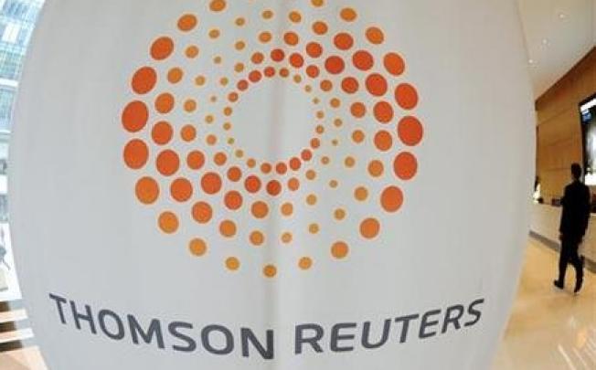 The Thomson Reuters Logo: Photo: AP