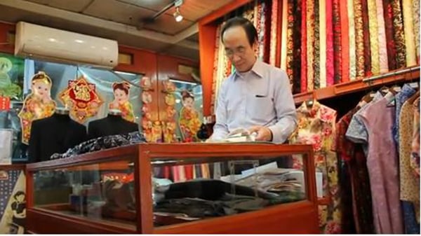 Kan Hong-wing in his Sheung Wan shop. Photo: SCMP