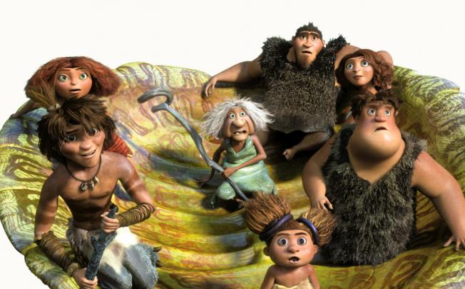 Latest 3-D DreamWorks animation feature The Croods, is about a family of cave-dwellers living in a prehistoric world. Photo: DreamWorks Animation