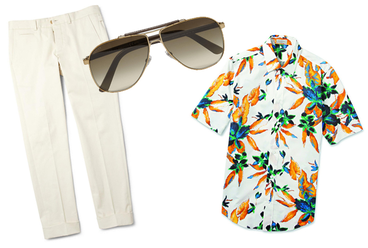 Wear them with: *Gucci trousers, approx. HK$4,709 and *Thom Browne sunglasses, approx. HK$4,906. *Balenciaga shirt, approx. HK$3,581