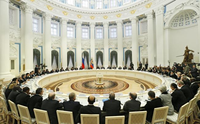 The G20 summit in St Petersburg in September promises to be the most spectacular top-level gathering of its kind. Photo: EPA