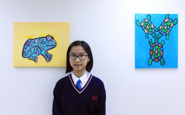 Yvonne Cheung, 12, hopes to study architecture. Photo: Jonathan Wong