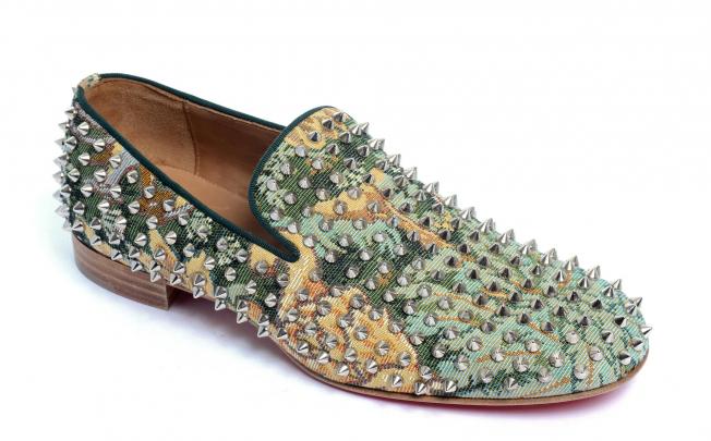 Loafers with flowers and spikes from Christian Louboutin (HK$9,900). christianlouboutin.com