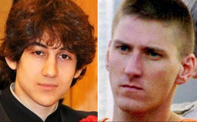 Dzhokhar Tsarnaev and Timothy McVeigh. Photos: AP, Reuters
