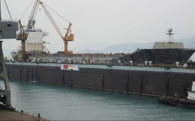 Hongkong United Dockyards has stopped taking ship-repair business.