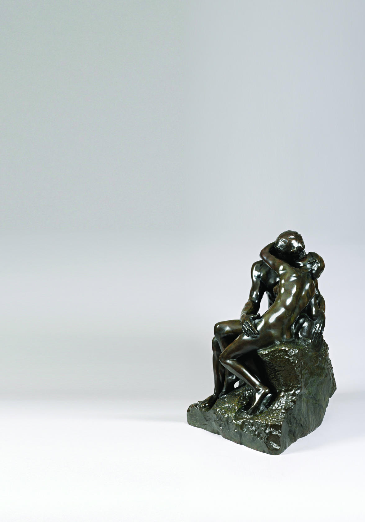 Rodin'sThe Thinker (top), andThe Kiss(right).
