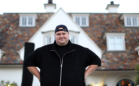 Kim Dotcom said he invented “two-factor authentication”. Photo: AFP