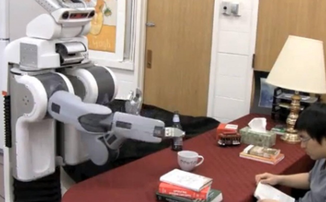 Kodiak the Robot was able to anticipate a student's needs.