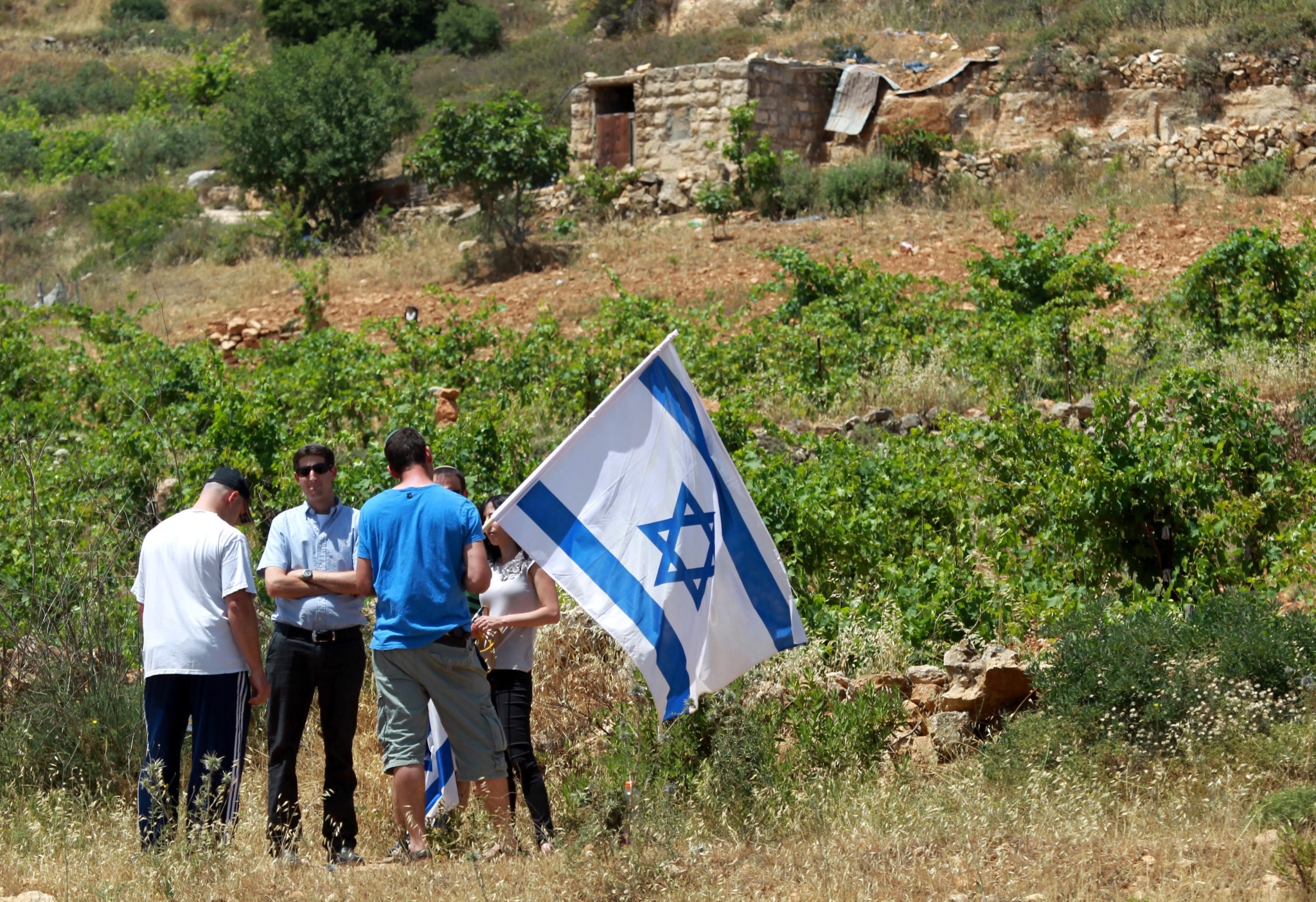 Israelis from settlements of Gush Etzion and Kiryat Arba in the occupied West Bank. Israel is now seeking approval for hundreds of settler homes in the northern West Bank. Photo: AFP