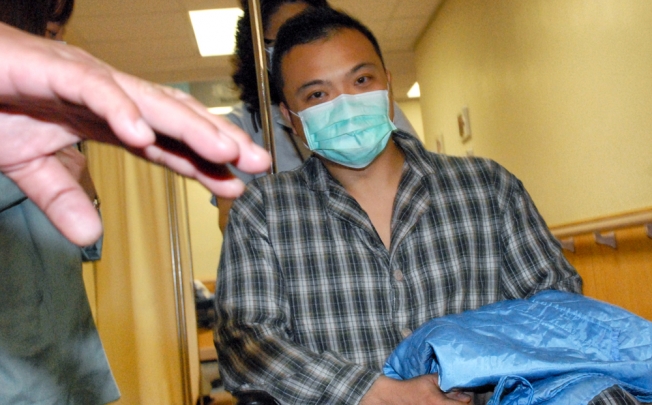 Kung Ho is admitted to Yan Chai Hospital. Photo: SCMP 