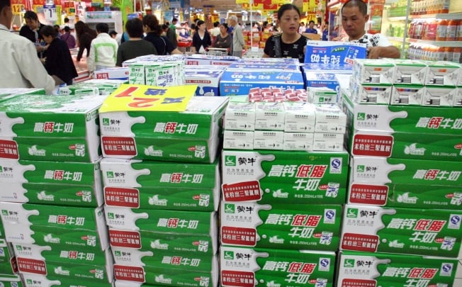 Mengniu is taking greater control of the supply of raw materials to try to ease consumers' fears after safety scandals. Photo: AFP