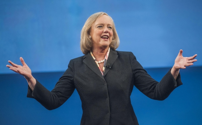 Meg Whitman, the chief executive of Hewlett-Packard, is battling to revive the firm after seven quarters of falling sales. Photo: Bloomberg