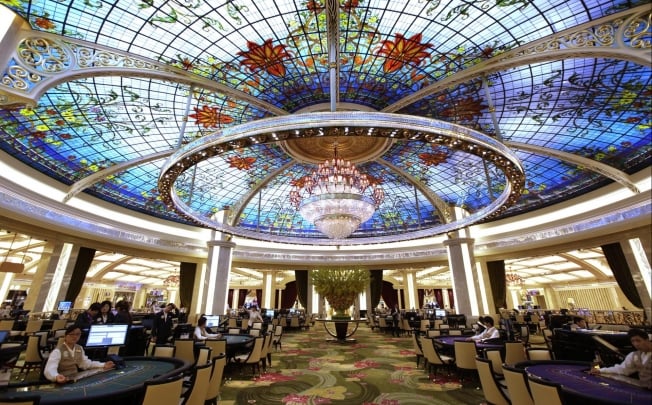 The interior of the Galaxy Resort casino. Galaxy Entertainment's Joseph Chee made his first on-market trade since October. Photo: EPA