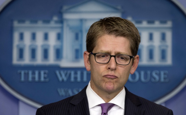 White House press secretary Jay Carney. Photo: AP