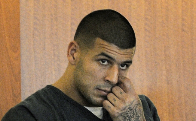 Aaron Hernandez. Photo: AP