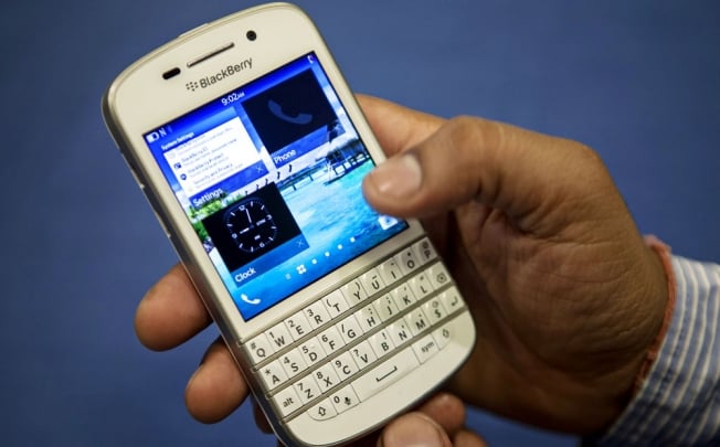 BlackBerry smartphone. Photo: Bloomberg