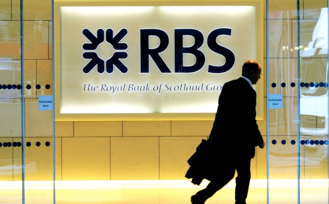 Britain is considering whether to split up Royal Bank of Scotland, which is now 81-per cent government owned. Photo: AFP