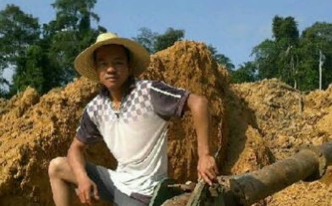 A Chinese gold miner in Ghana