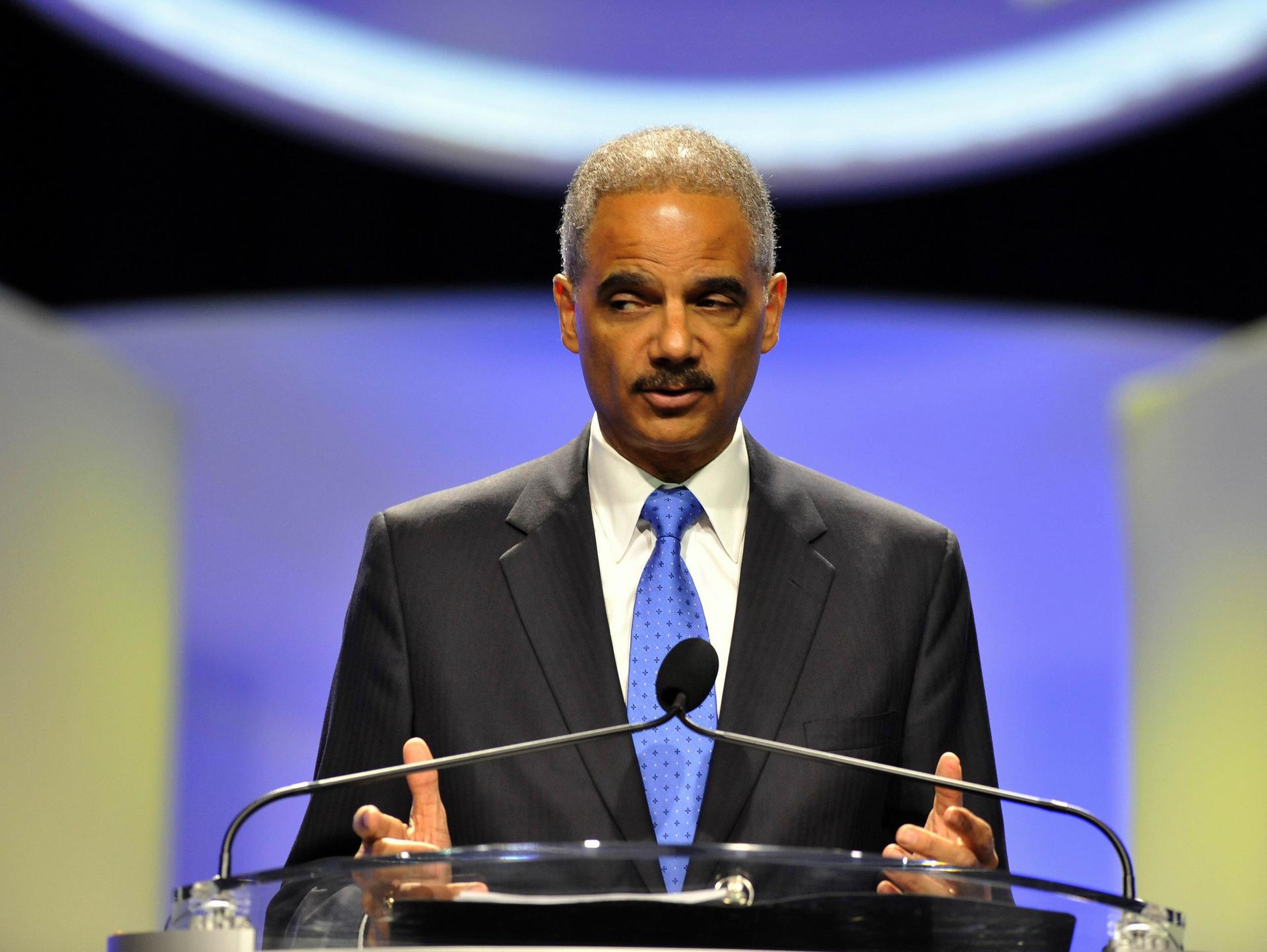 Attorney General Eric Holder, says laws must reduce violence