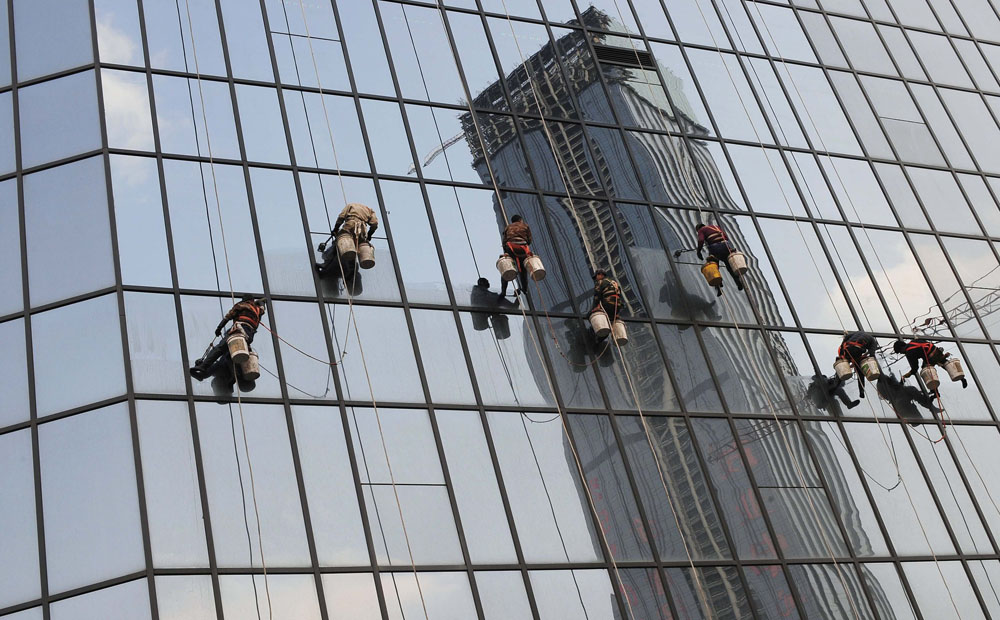 A commercial building in Shenyang. The office market in the city is catching the attention of both occupiers and investors. Photo: Reuters
