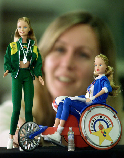 Becky, the "Wheelchair Barbie". Photo: Reuters