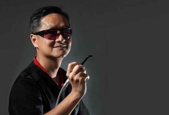 Dentist Kenneth Luk says dentists should be consulted before tooth whitening. Photo: Paul Yeung