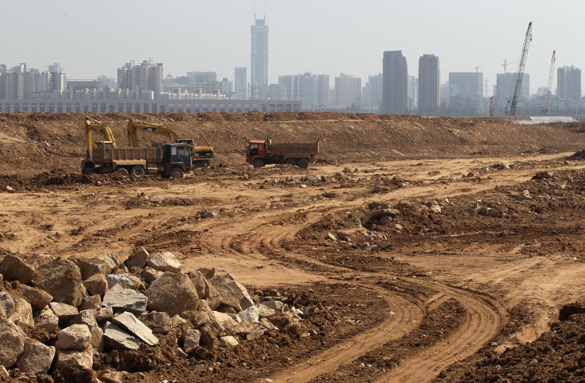 Development in the Qianhai special economic zone, which held its first land auction for commercial use yesterday. Photo: Edward Wong