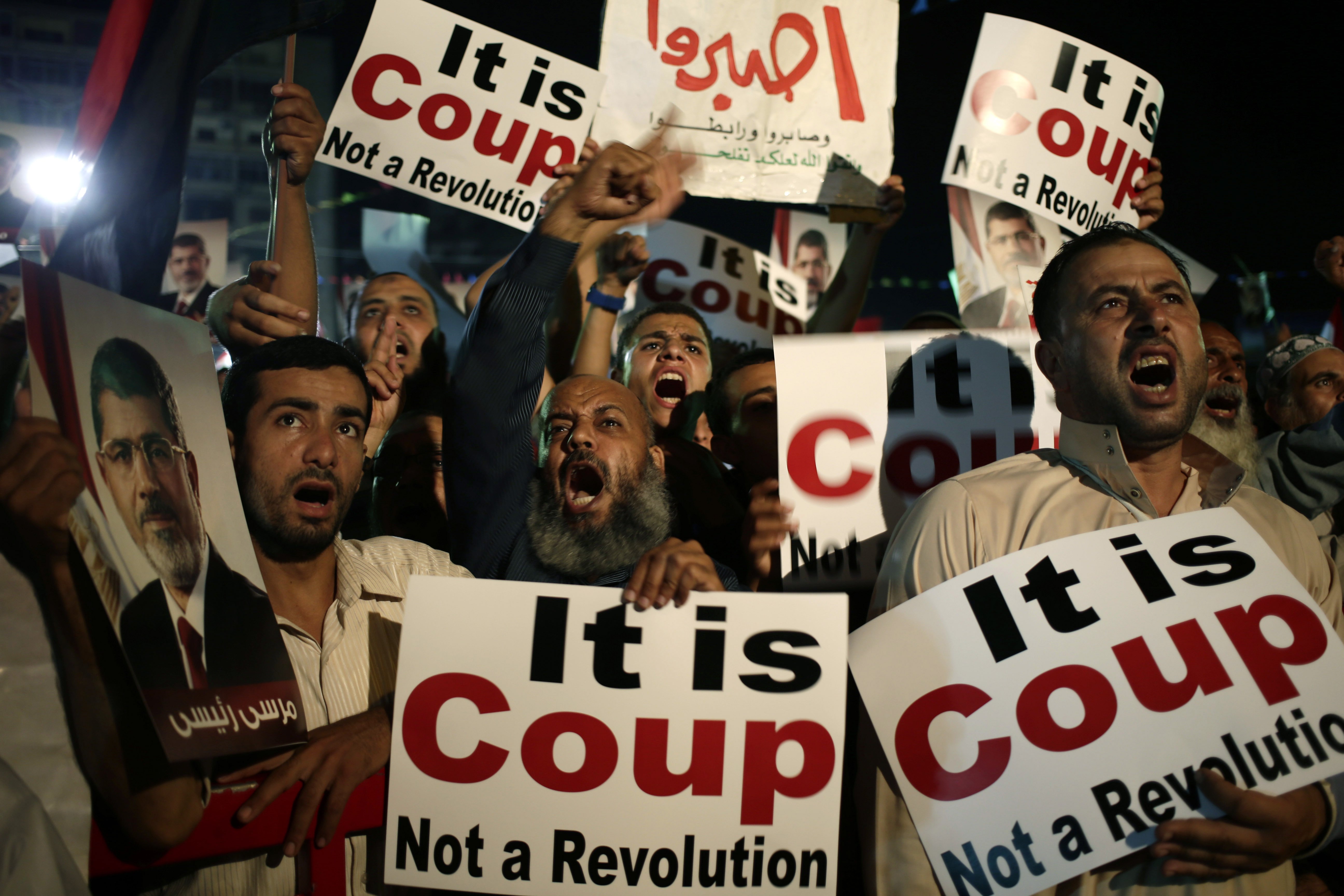 Supporters of Egypt's ousted President Mohammed Mursi. Photo: AP