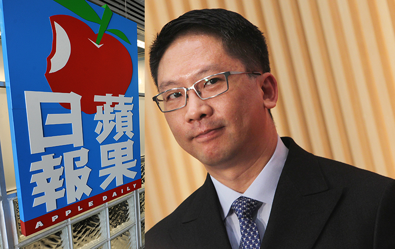 Justice secretary wants Apple Daily editor jailed for contempt of court