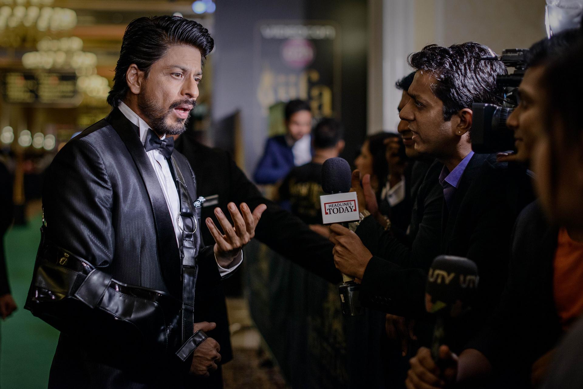 Shah Rukh Khan in Macau, where he co-hosted the 14th International Indian Film Academy awards. Photos: AFP, Avinash Nath Gupta