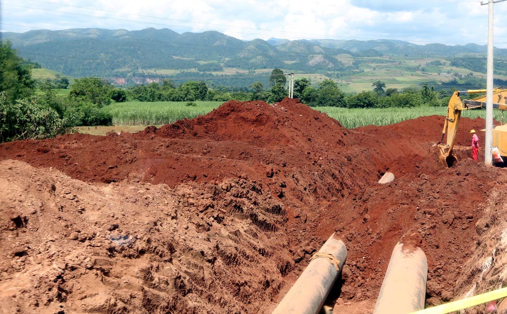 The Myanmar-China pipeline has been controversial since its inception and is a target of frequent demonstrations. Photo: EPA