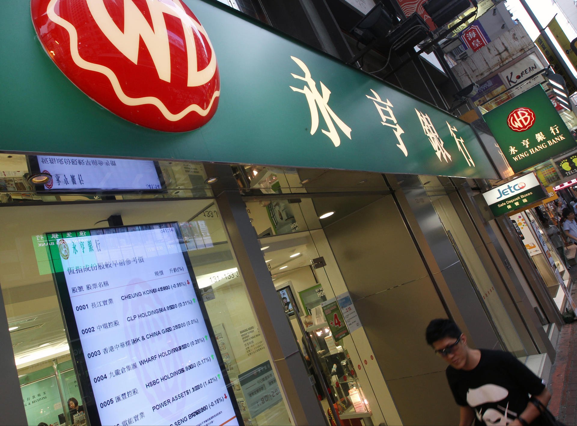 Wing Hang Bank is also a takeover target. Photo: Sam Tsang