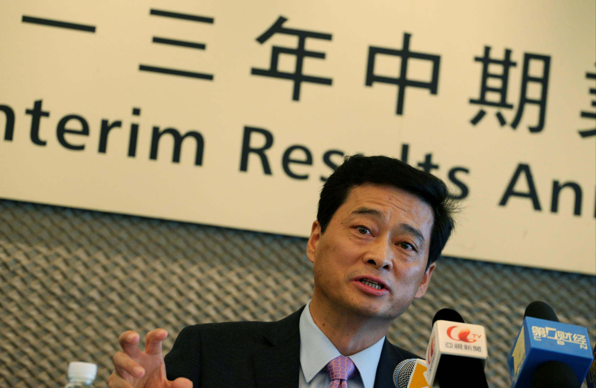 Wang Yujun says the firm is not buying more mines. Photo: Felix Wong