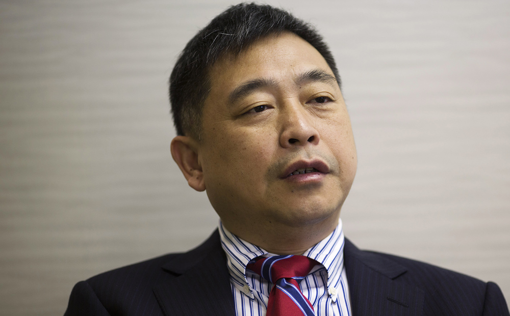 Chen Qiang, chairman and chief executive officer of China Rongsheng Heavy Industries. Photo: Bloomberg