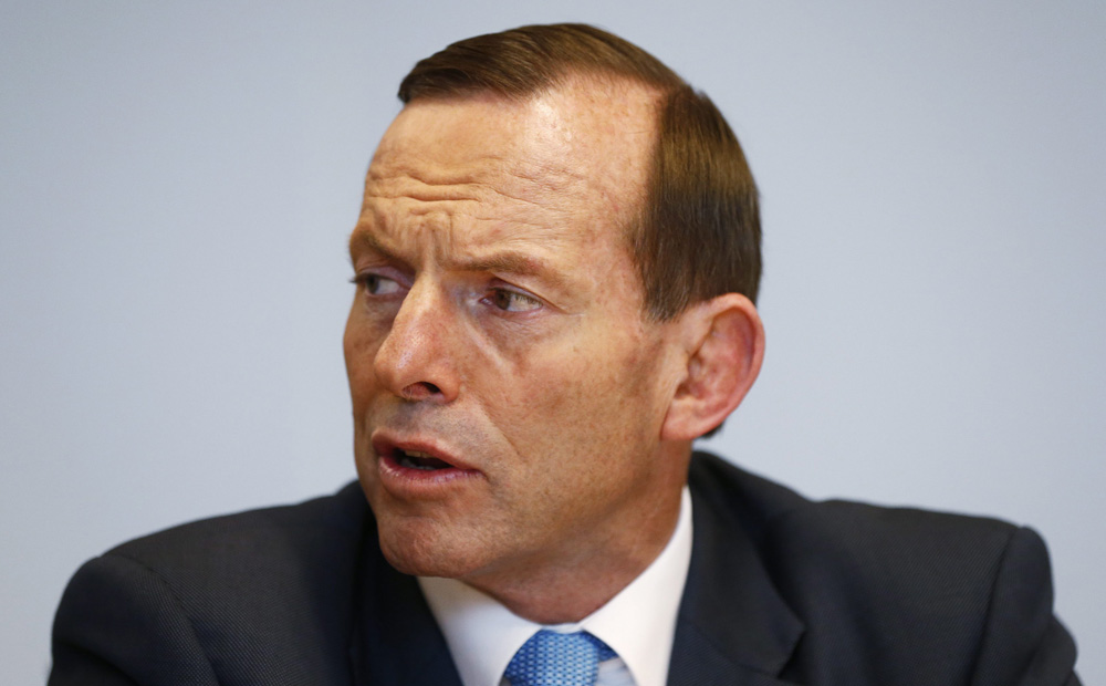 Tony Abbott. Photo: EPA