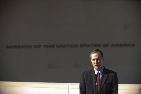 Clifford Hart, the US consul general for Hong Kong was warned to stay out of Hong Kong politics. Photo: AFP