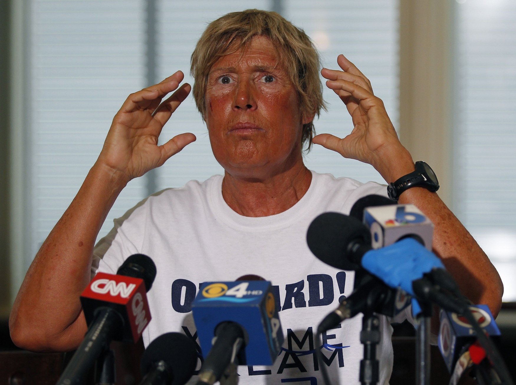 US long-distance swimmer Diana Nyad. Photo: Reuters
