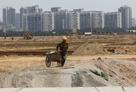 Qianhai construction site in Shenzhen. Photo: Edward Wong