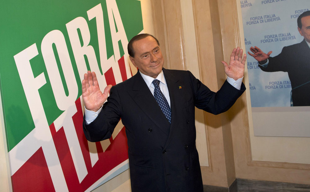 Former Italian Premier Silvio Berlusconi. Photo: AP