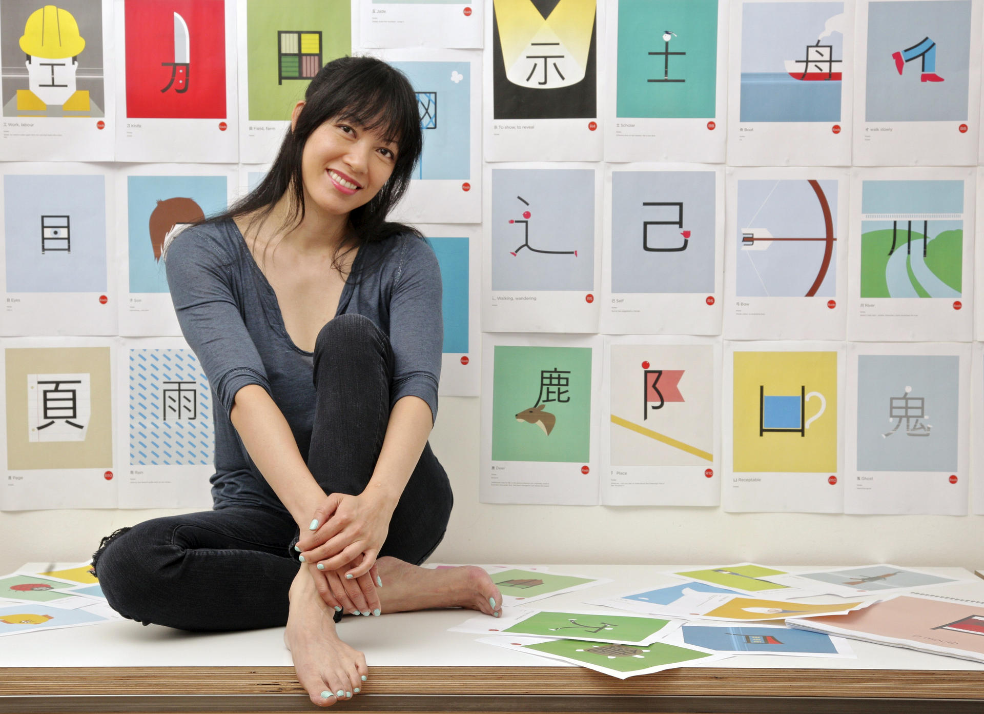 Shaolan Hsueh, an entrepreneur, developed her system after exhausting other ways to teach Chinese to her children. Photo: SMP