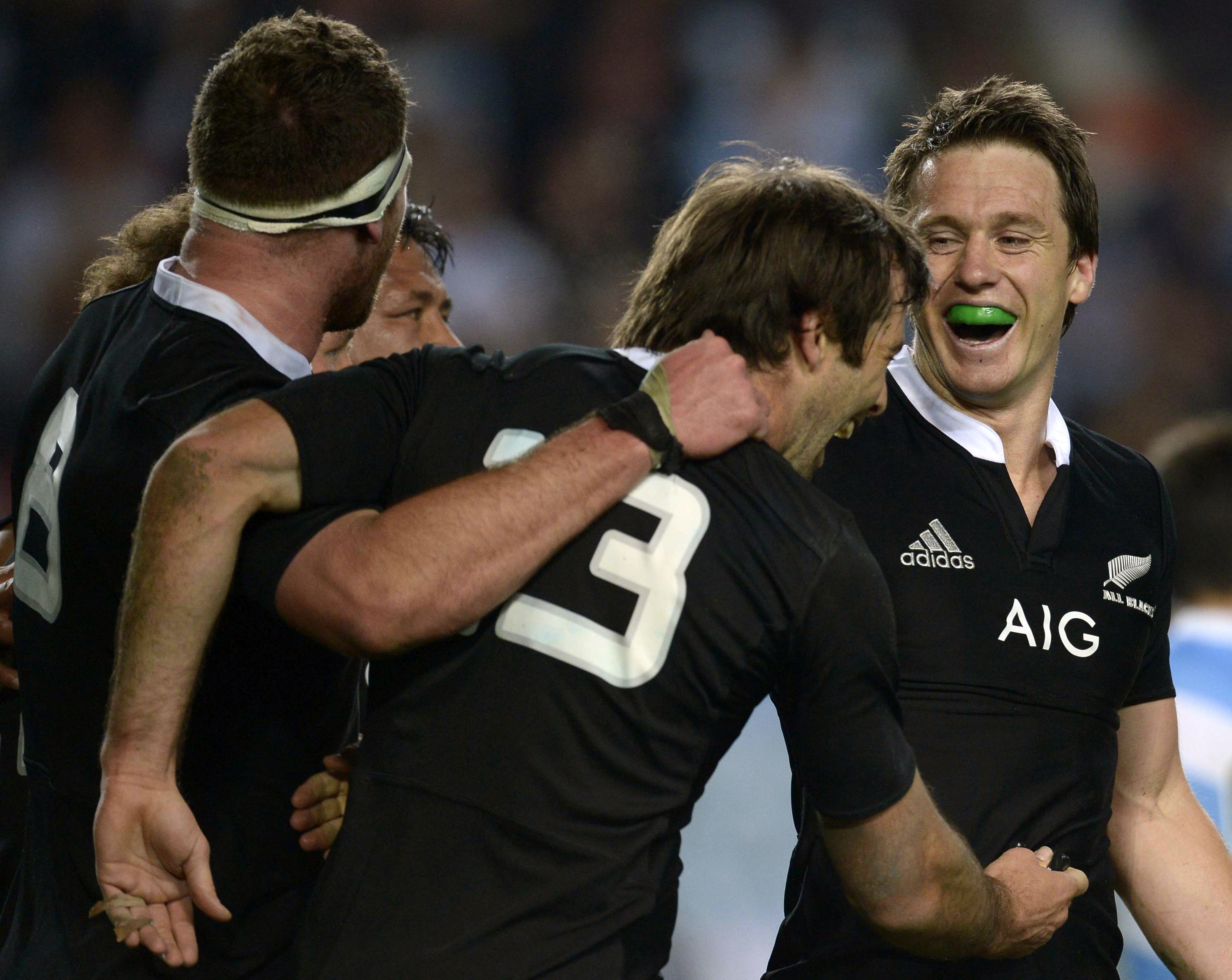 The All Blacks will face the Springbok's at Ellis Park on Saturday. Photo: AFP