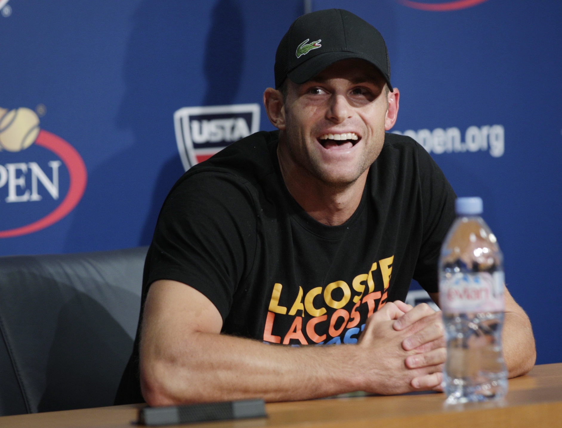 oddick said he pinned Djokovic up against a locker. Photo: AP