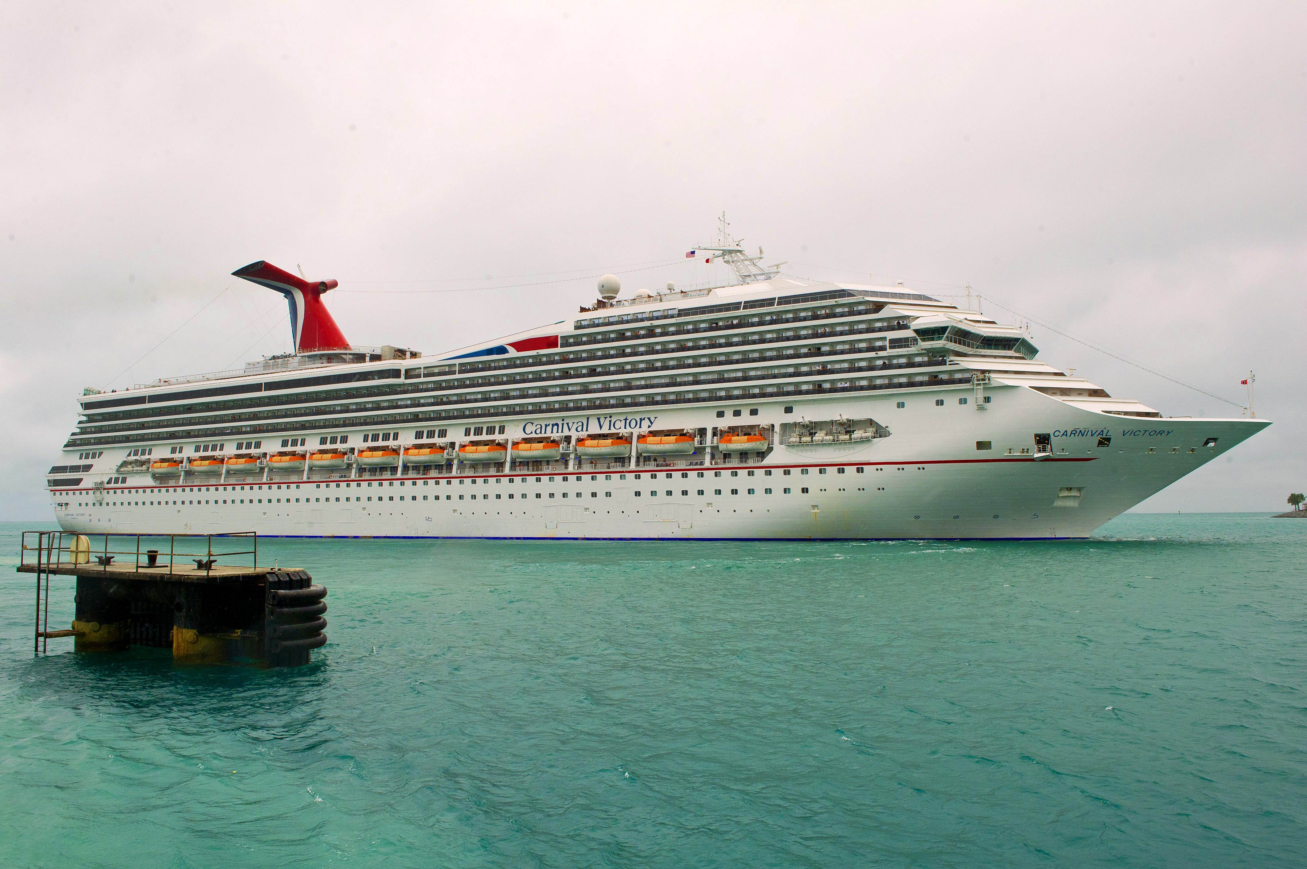 Carnival cruise ship in Florida. Photo: AFP