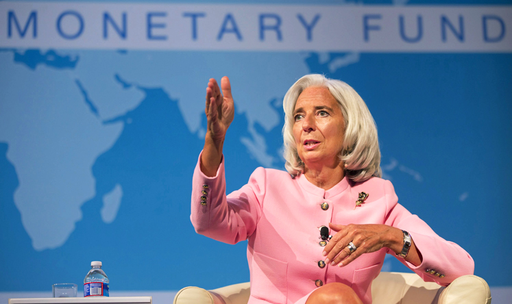 IMF Managing Director Christine Lagarde. Photo: EPA