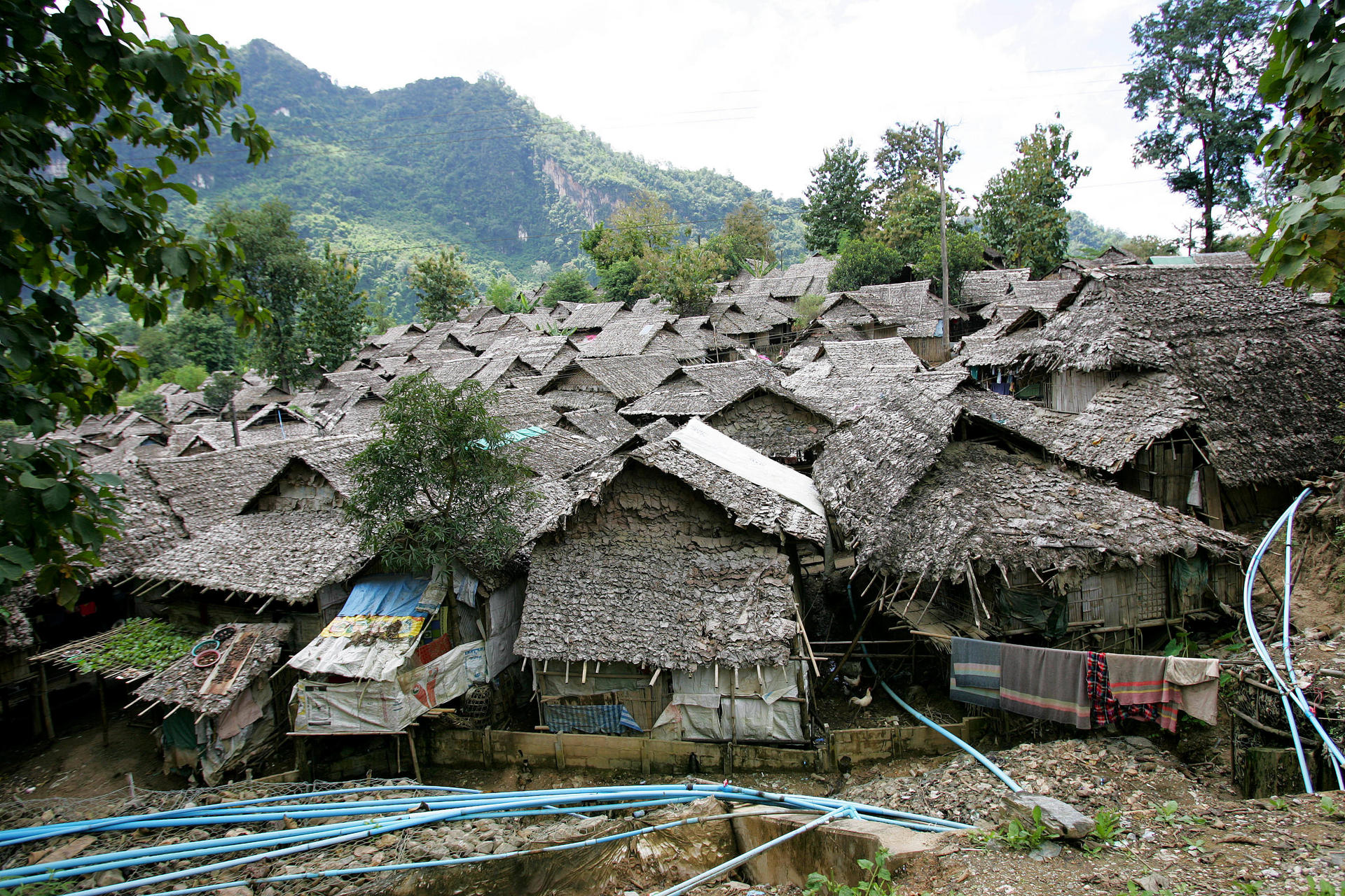The Mae La camp near the Myanmar border which houses around 40,000 people. Photo: Andrew Chant