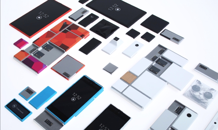 Motorola's project will allow users to select various components to fill a basic smartphone frame. Photo: Motorola