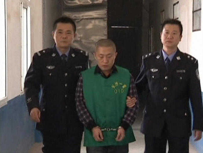 Journalist Chen Yongzhou appears on CCTV last week. Photo: Reuters