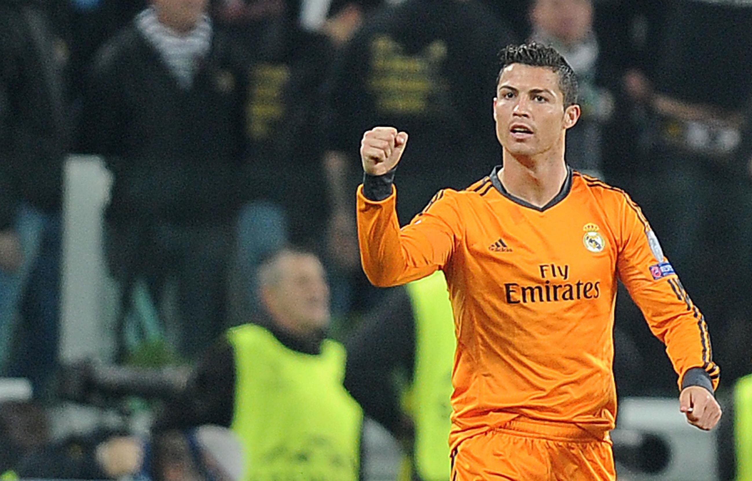 Cristiano Ronaldo playing at the Juventus stadium in Turin. Photo: EPA